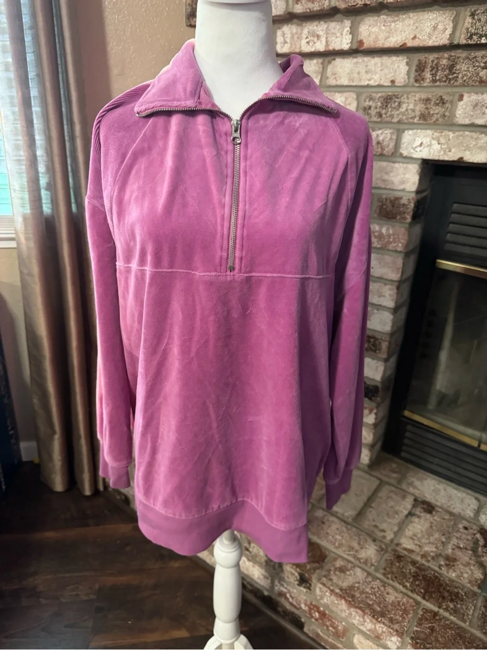 Wild Fable Plush 3/4-Zip Pullover - Picture 2 of 5